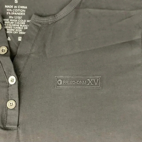 Fried-Denim Short Sleeve Black Size S Men's T-Shirt - Picture 9 of 10